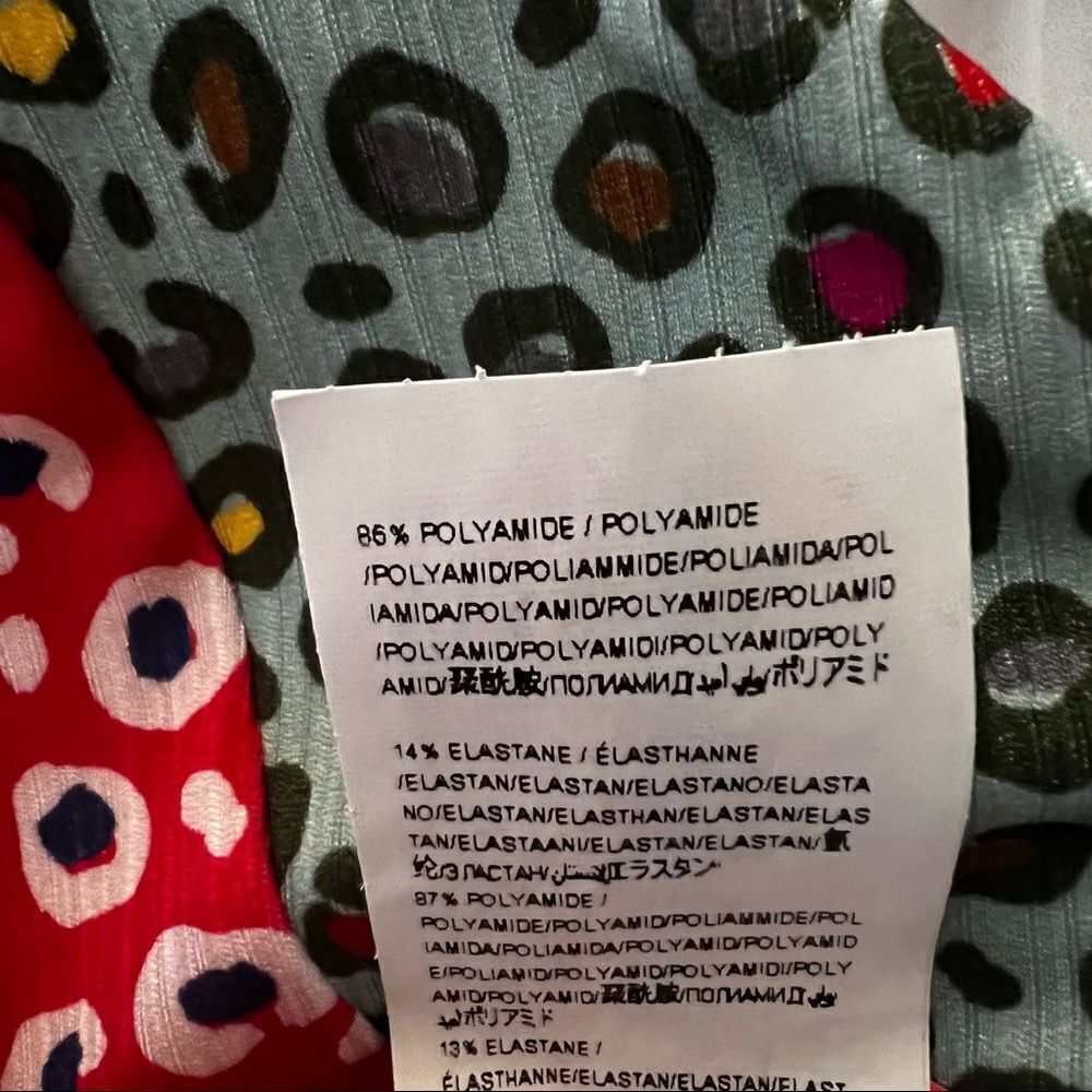 Farm Rio LEOPARD PATCH BRA Top in Multi Medium - Picture 9 of 9